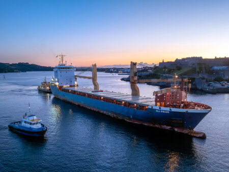Cli Pride inaugural visit to Cattewater Harbour Plymouth